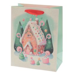 GAEM Пакет подарочный (бумага, плотность 210г/м2, блок 12шт), L18 W10 H23 см, 4в.