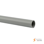 Труба гладкая ПВХ жесткая d25 мм (3 м) (111 м/уп) серая EKF-Plast
