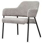 Кресло wendy, фактурный шенилл, серое