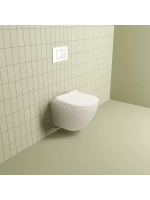 Инсталляция с подвесным унитазом EIS белая кнопка