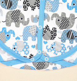 Комплект Слоники (голубой)