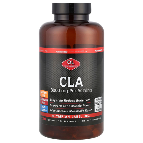 Olympian Labs, КЛК, 210 мягких таблеток (1000 мг в 1 капсуле)