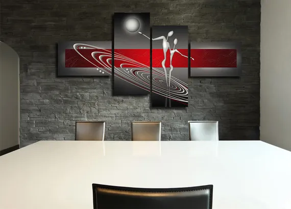 Модульная картина "Планета любви"