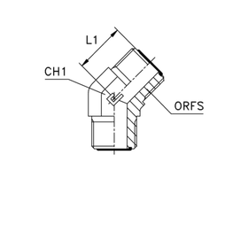 Соединение P45 ORFS 1.7/16
