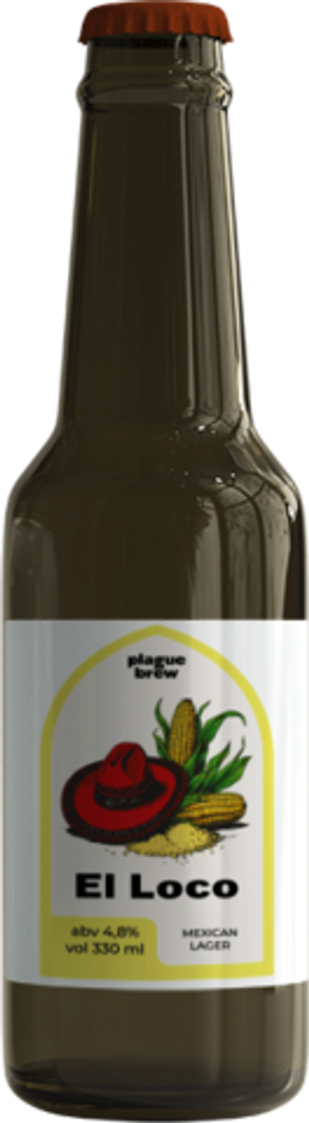 Пиво Плейг Эль Локо / Plague El Loco 0.33 - стекло