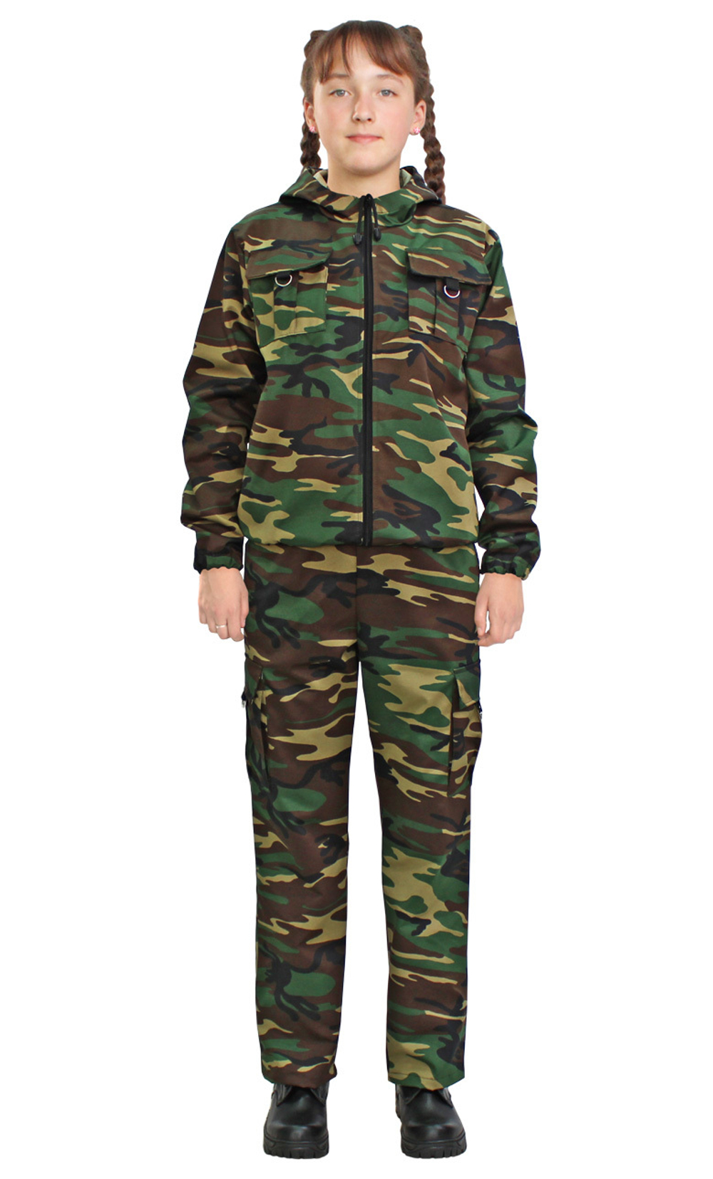 Костюм детский "Зарница" зеленый кмф