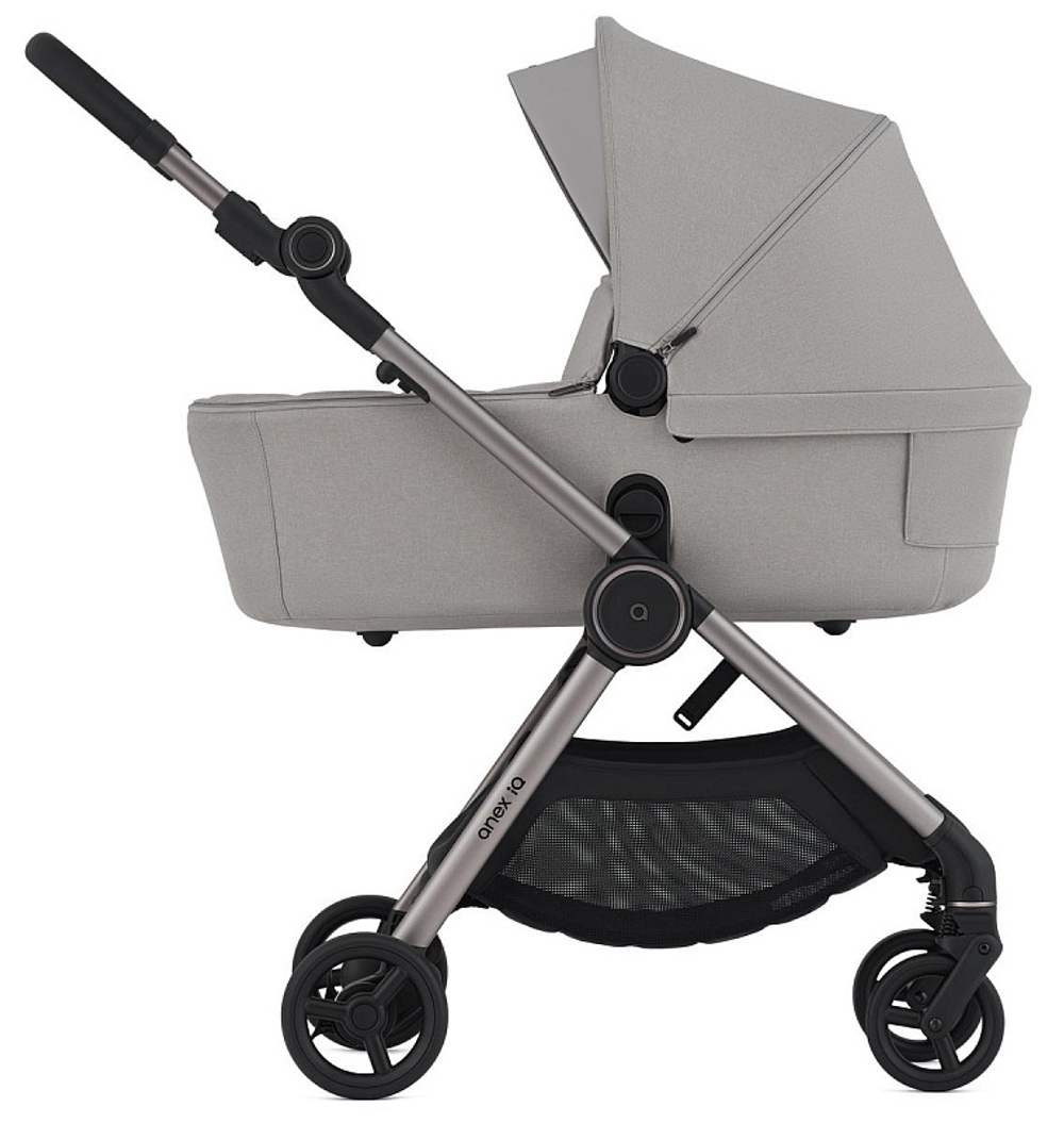 Детская коляска Anex IQ Premium NT x Avionaut Cosmo 3 в 1 iq-19 Silv_/SS-06 Black