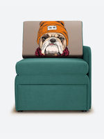 Кресло-кровать "Миник" с левым подлокотником, под правую руку, Бульдог