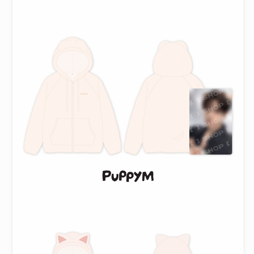 Мерч Stray Kids SKZOO FLEECE HOOD ZIP-UP - RUN IT (худи)