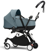 Коляска Stokke YOYO3 Newborn Shell - Newborn Pack рама белая White 2 в 1 Aqua