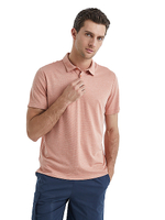Футболка поло мужская Pasific Ocean Loungewear розовый