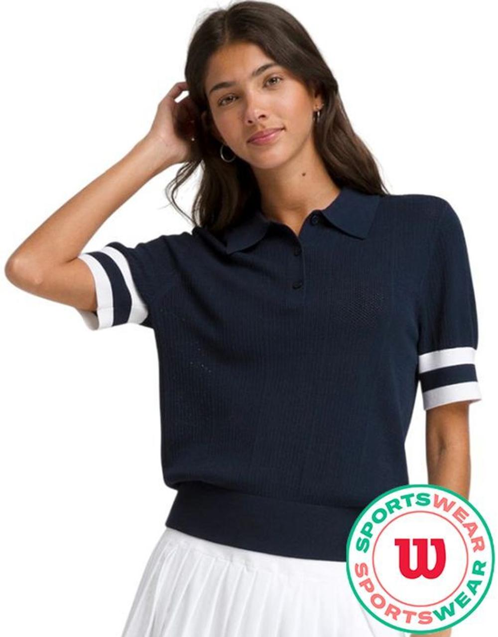 Женское поло Wilson Essex - небесный