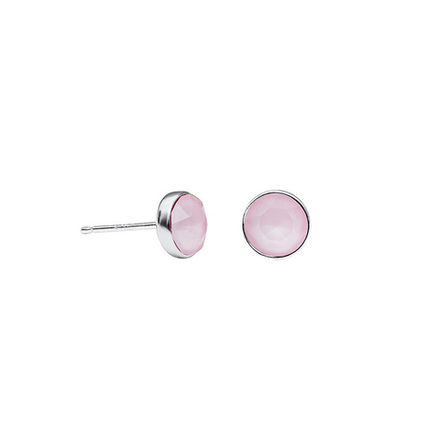 Серьги-пусеты Fiore Luna Crystal Powder Rose SWE297 PR S