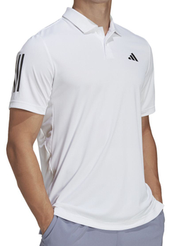 Мужское теннисное поло Adidas Club 3-Stripes Tennis Polo Shirt - white