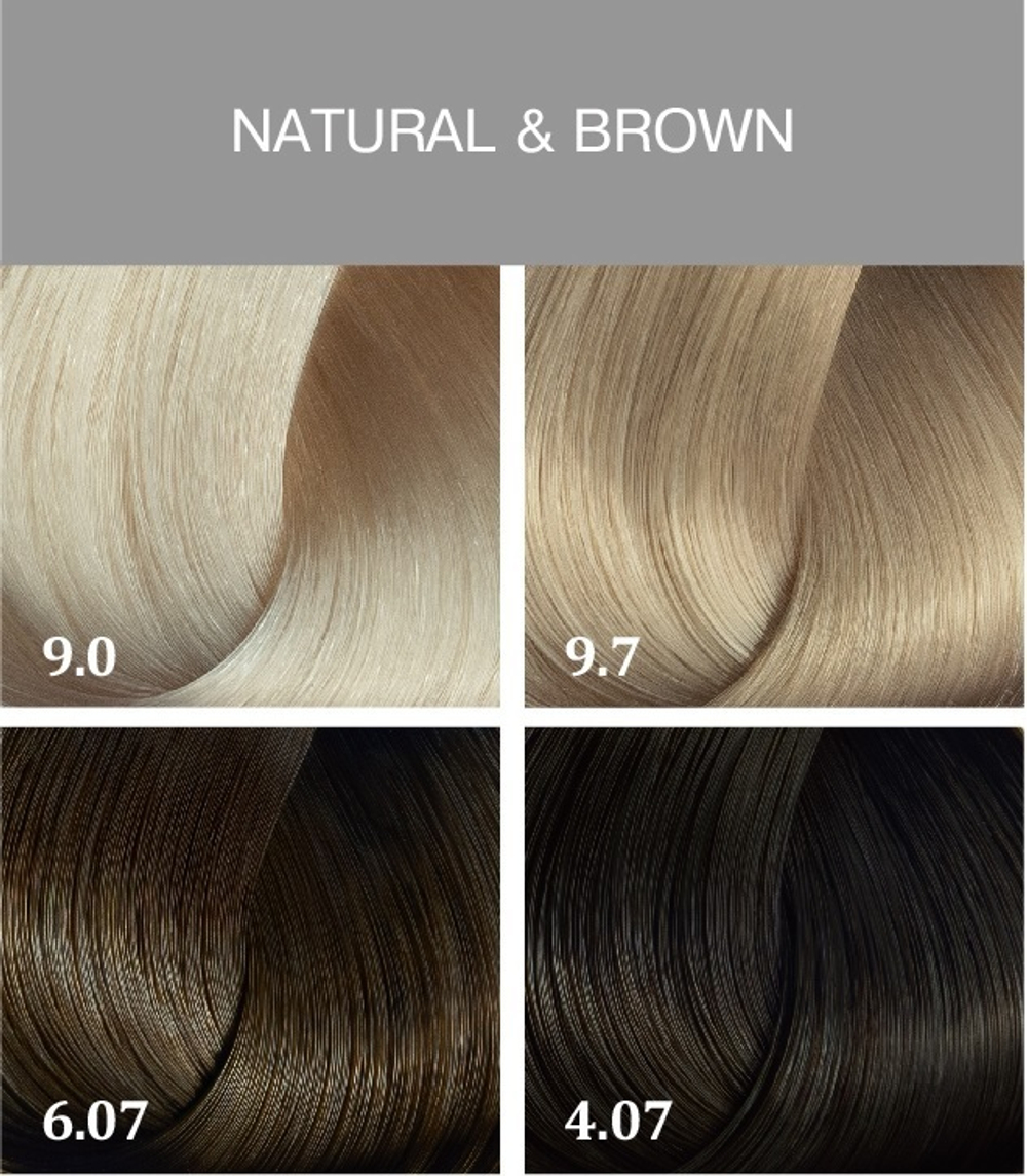 9.7 светлый каппучино, безаммиачная краска Воuticle/ Atelier Hair Color Integrative