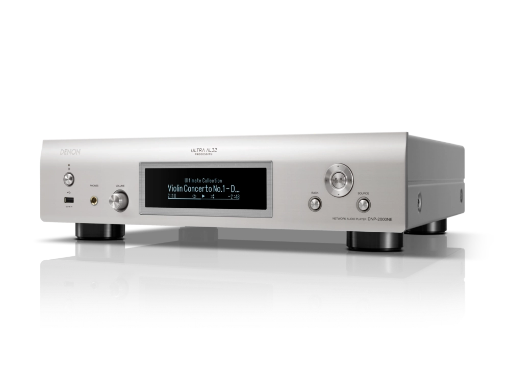 Сетевой аудиоплеер (проигрыватель) Denon DNP-2000NE, Silver (серебристый)