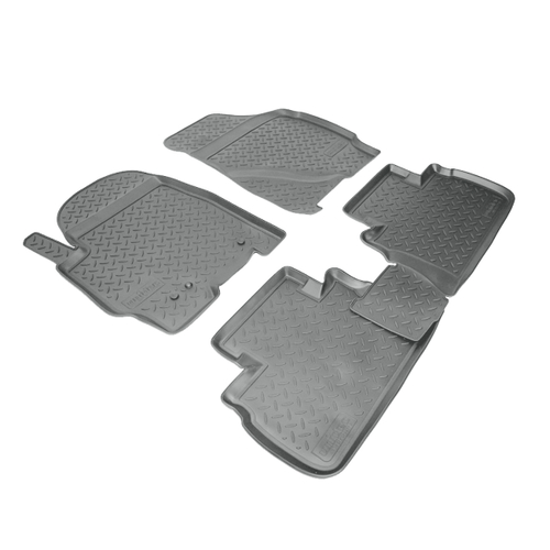 Ковры в салон Norplast/Unidec для Ford Escape (2000-2006), Серый, арт.NPL-Po-22-48-G