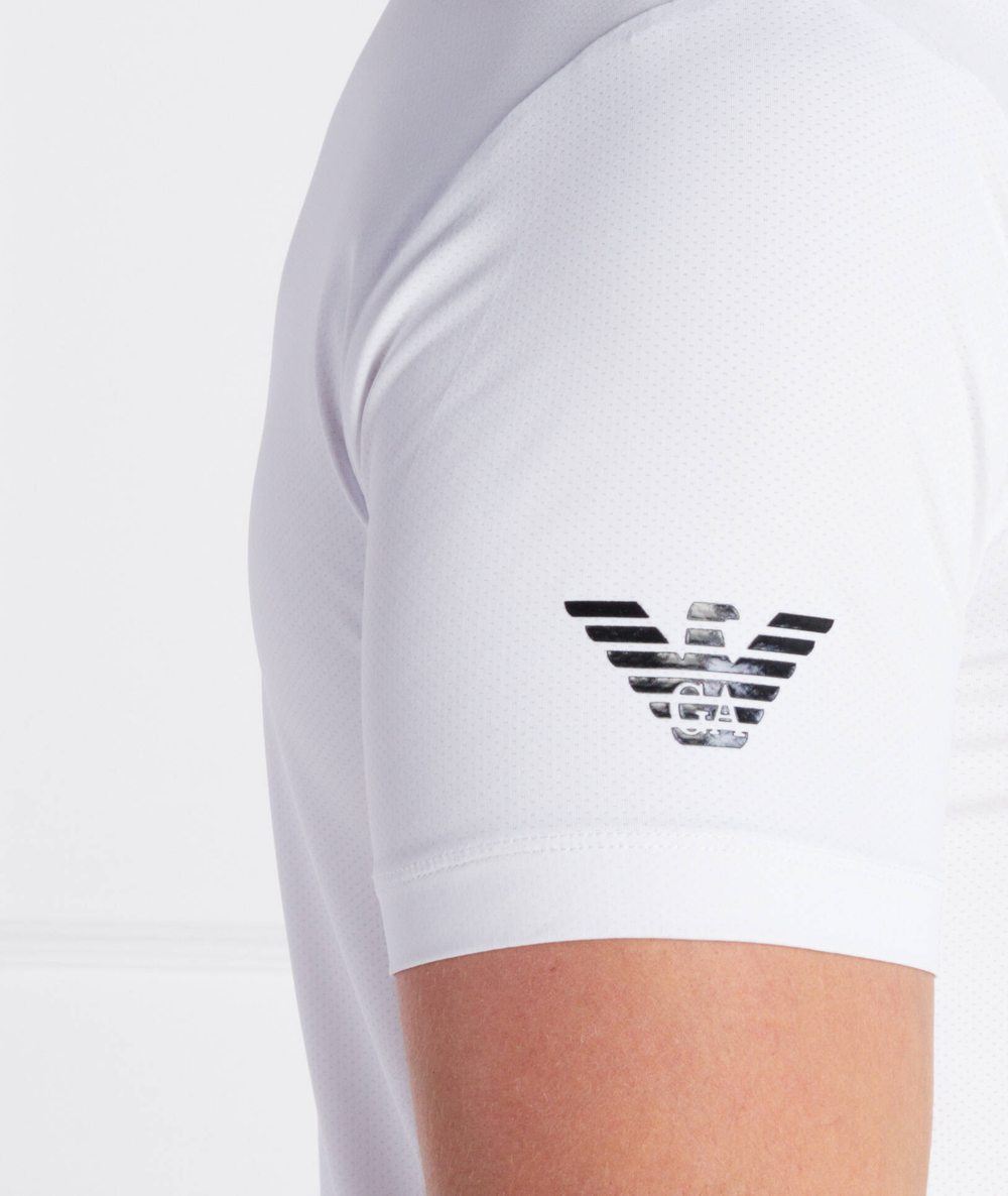 Поло EA7 - белый(8NPT21 PJEMZ)