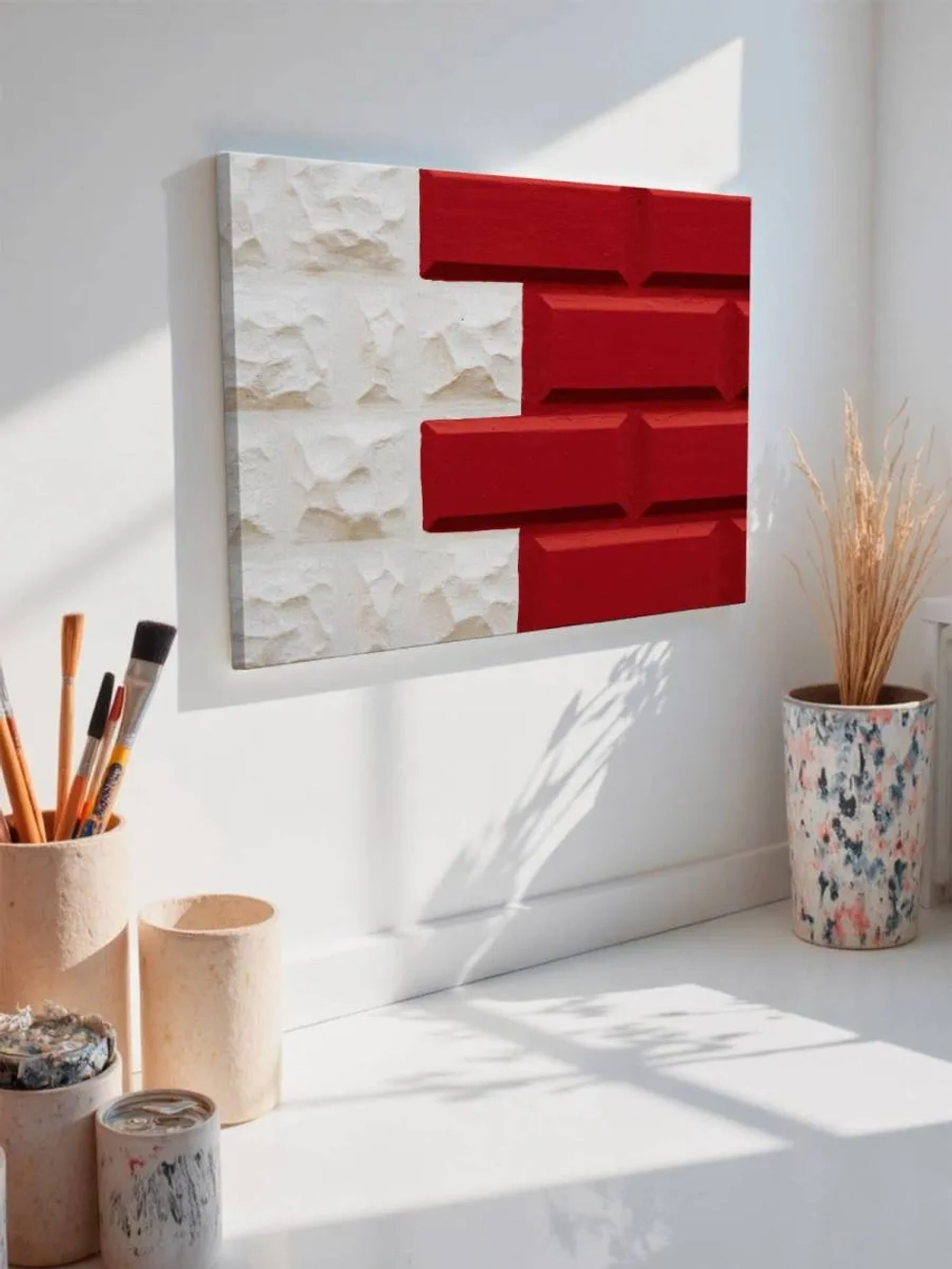 Картина на стену 40 X 50 Кирпичи