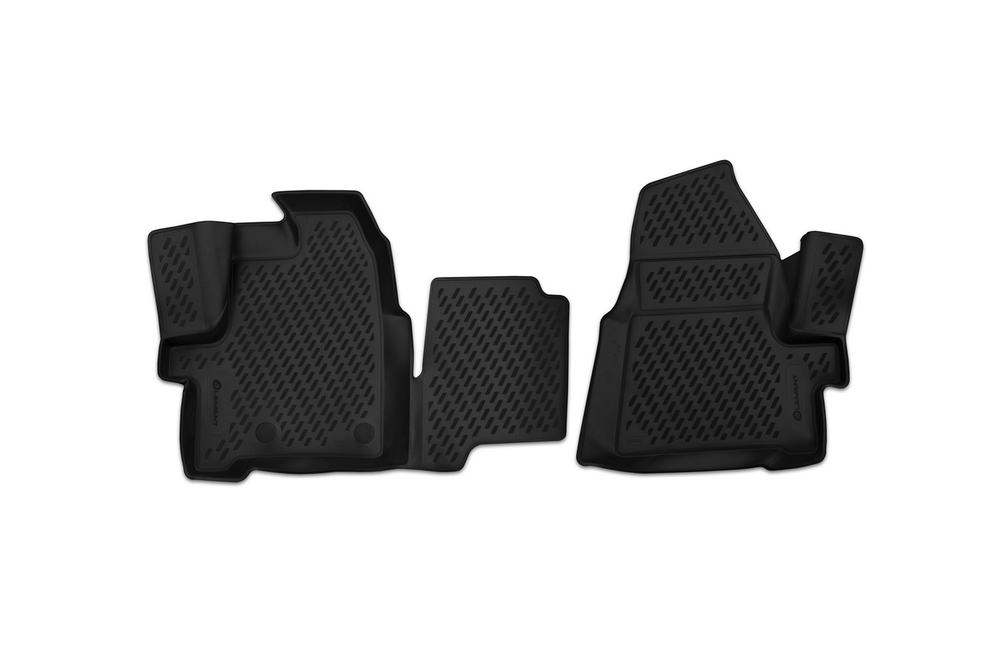 Коврики 3D в салон FORD Tourneo Custom (1+2 seats), 2013- , 2 шт. (полиуретан) Element.CARFRD00019K