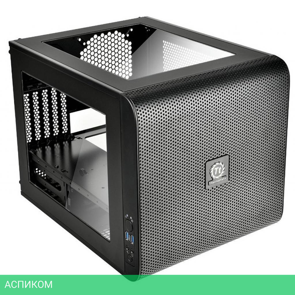 Корпус Thermaltake Core V21 без БП mATX Black (CA-1D5-00S-1WN)