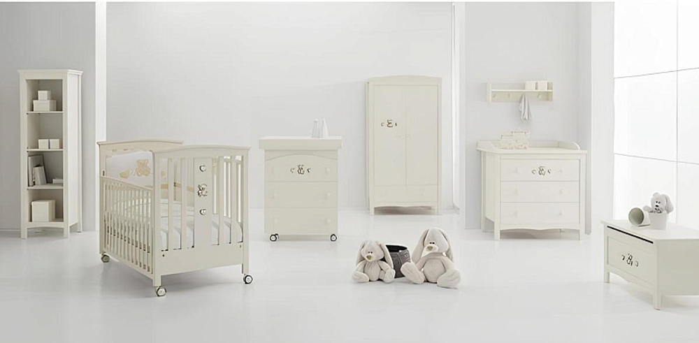 Детская кровать Erbesi Jolie слоновая кость