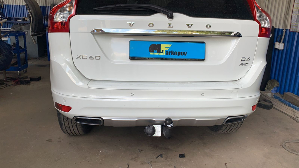 Фаркоп для Volvo XC60 2008-2012 Тип шара: A. Нагрузки: 2000/100 кг, VL 02