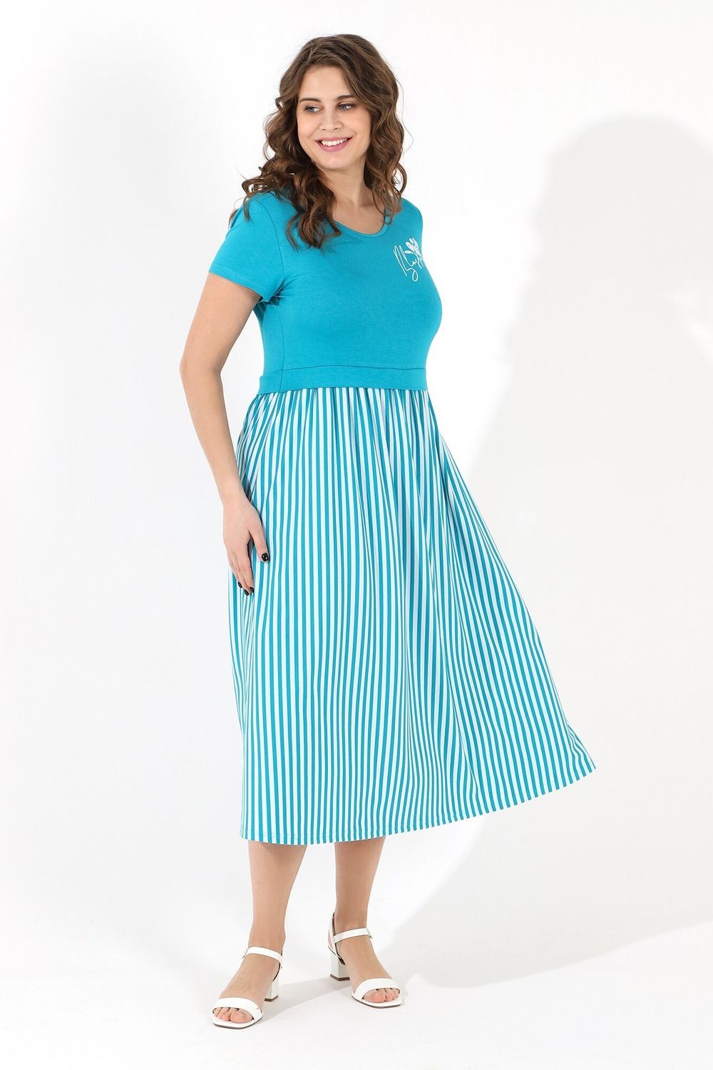 Платье Жасмин Виотекс БИРЮЗОВЫЙ (Акция)