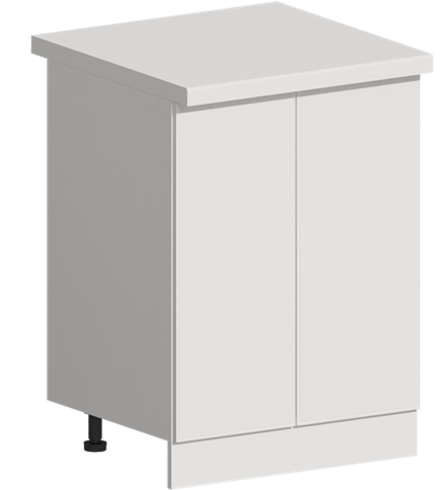 Кухня Модуль ШН 600 Графит / Белый Софт