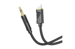 Кабель HOCO UPA30 Lightning(m) - 3.5 Jack(m) 1м черный