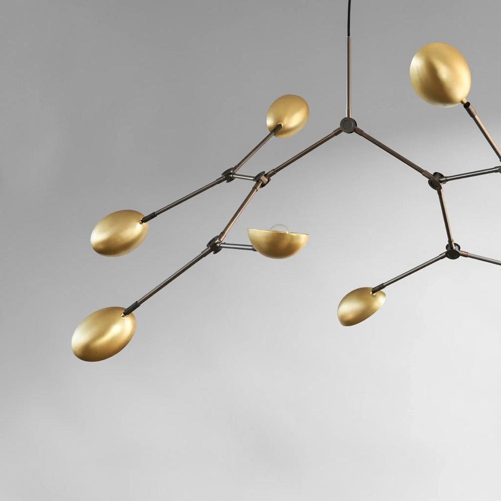 Люстра 101 Copenhagen Drop Chandelier - Brass (5m)