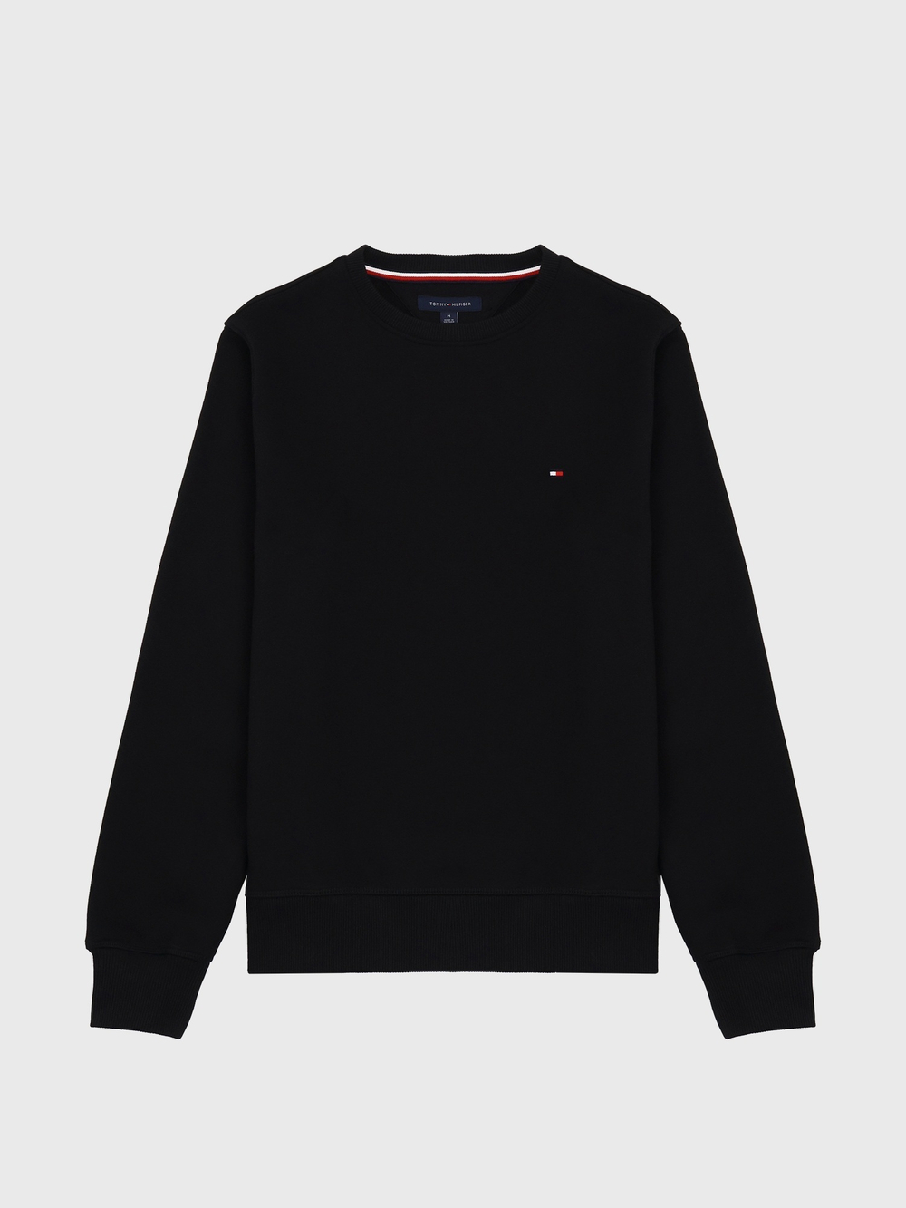 Свитшот Tommy Hilfiger Solid Crewneck Black