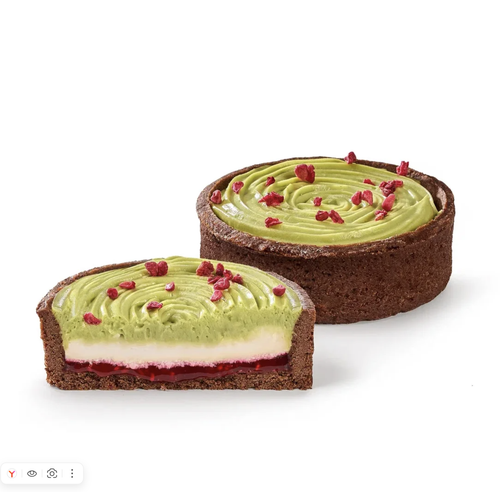 Тарталетка фисташковая с малиной 90гр х9шт/упак Десертные истории плюс