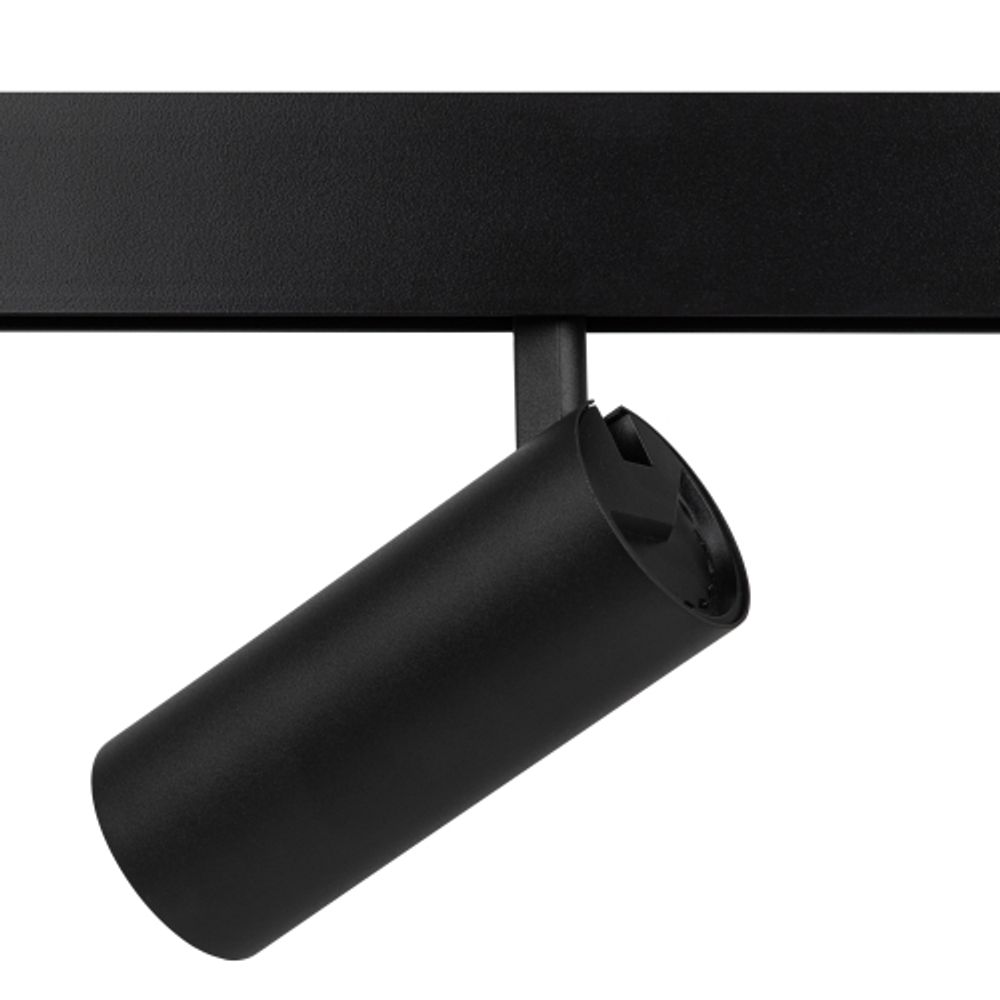 Магнитный трековый светильник ЭРА TRM20-6-15W4K BK светодиодный 15Вт 4000К черный для системы NOVA | Магнитные трековые светильники