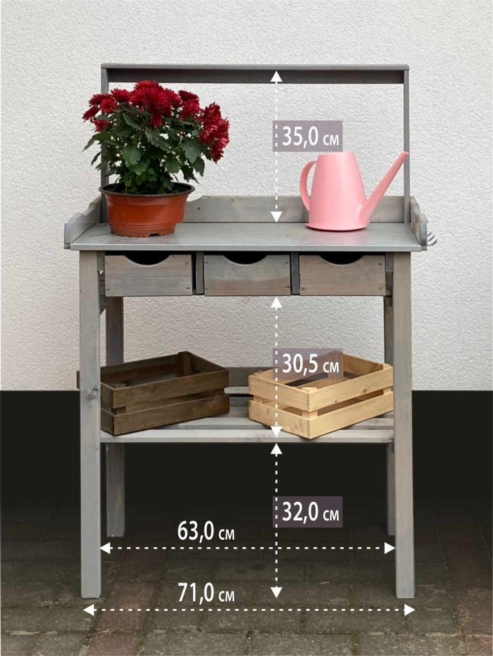 Стол садовый для пересадки рассады и цветов