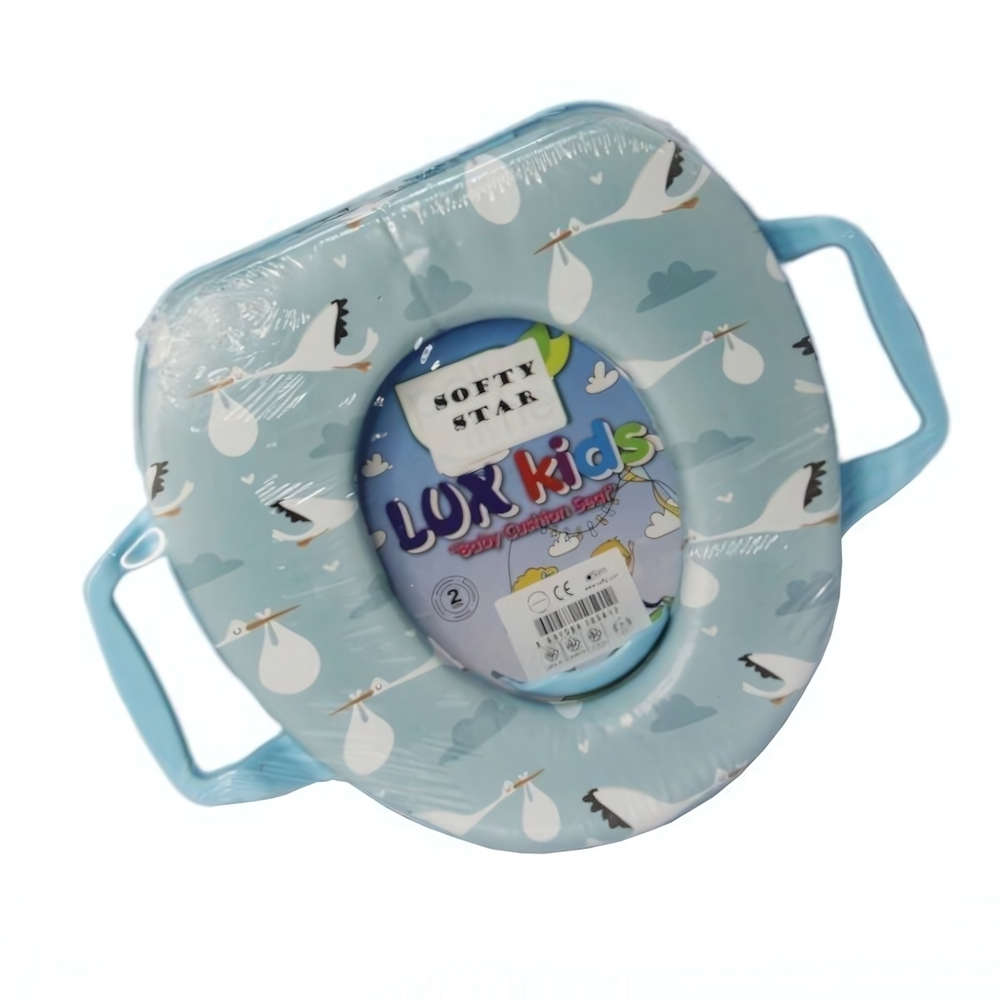 Сиденье для унитаза детское мягкое (SOFTY) STARLUX KIDS (с ручками)