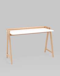 Стол письменный Pyramid 118*53 белый/светлое дерево