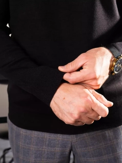 Джемпер Турция тонкий теплый с горлом