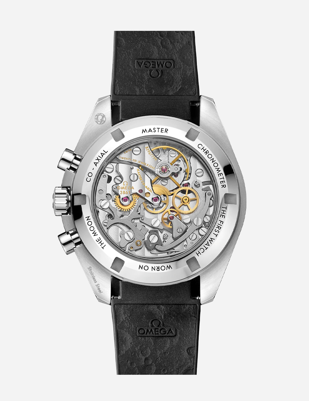 Наручные часы Omega Speedmaster Moonwatch Professinal Rubber Band "White"