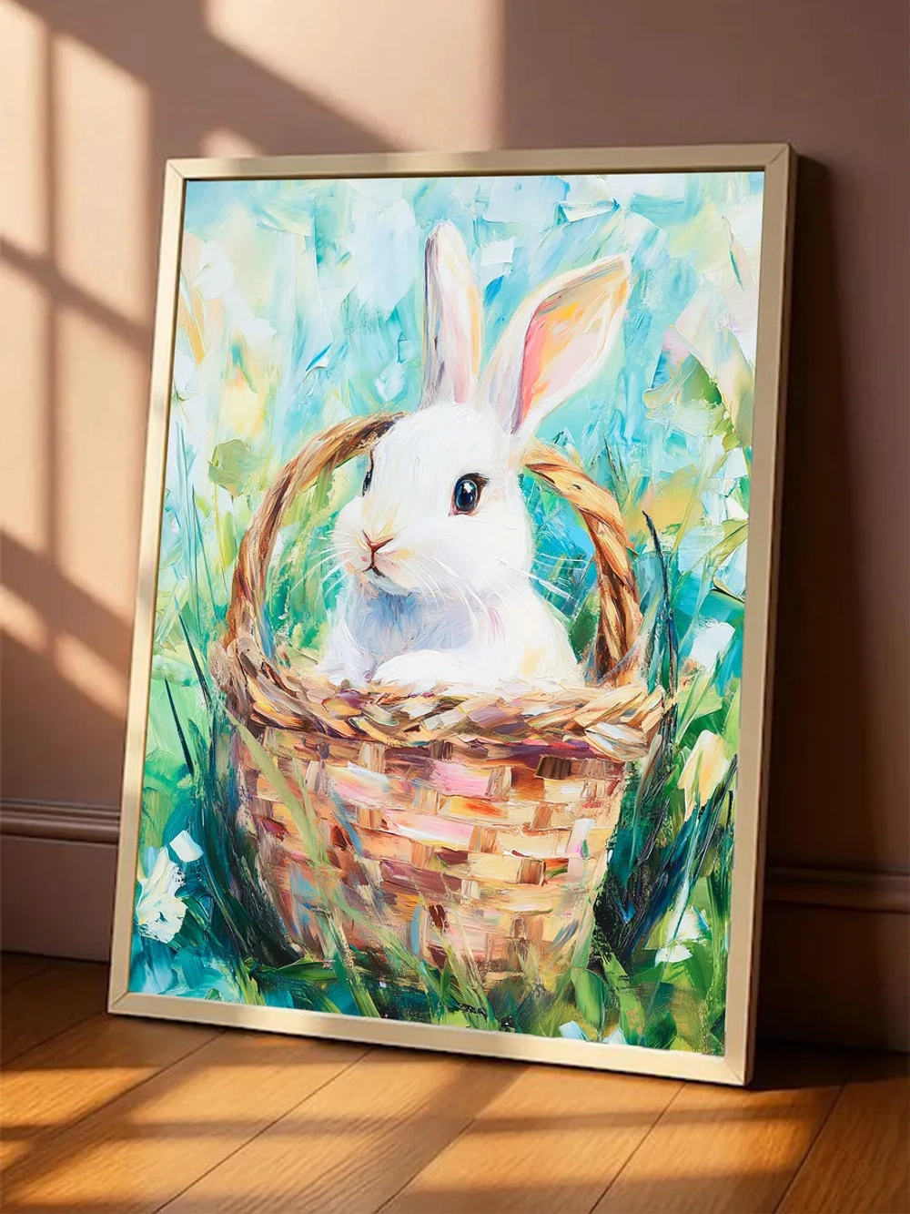 Постер 30х40 см весна пасха весенний постер на стену