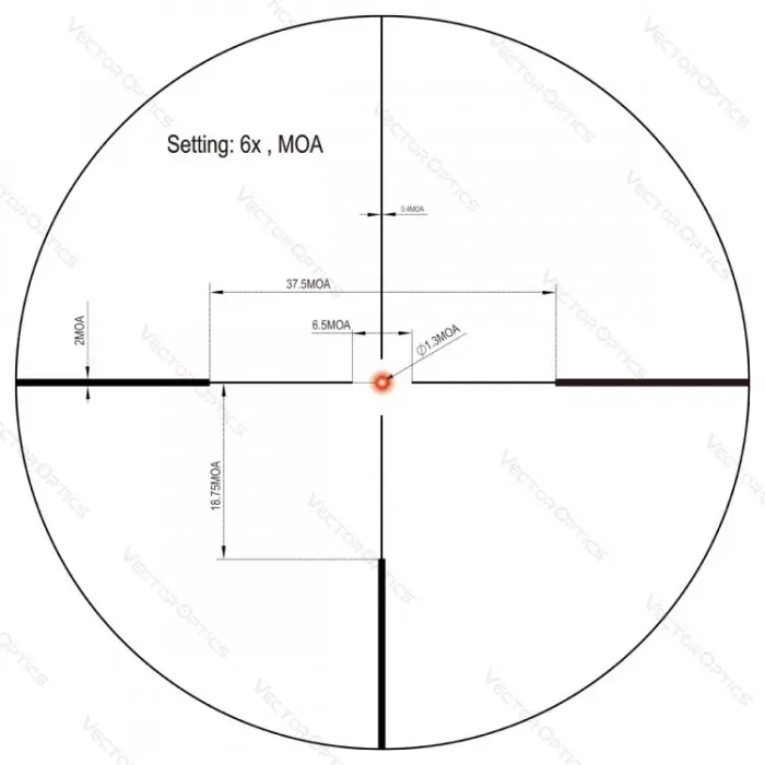 Прицел Vector Optics Continental X6 1-6x24 FIBER (SCOC-48)