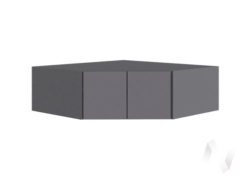 Антресоль угол скос Мадрид 300 (графит серый)