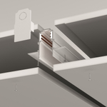 Шинопровод магнитный встраиваемый под ГКЛ 12,5мм Maytoni Exility TRX034-422.12W 2м