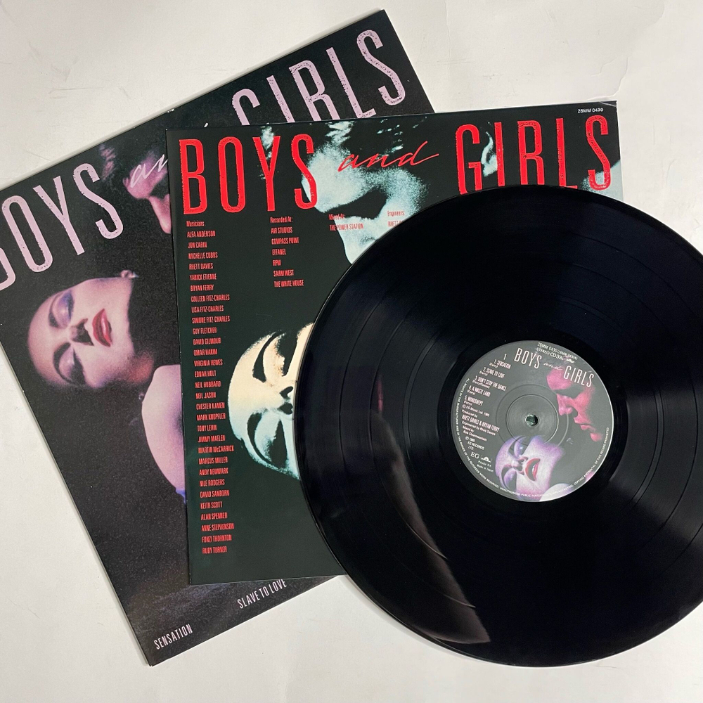 Винтажная виниловая пластинка LP Bryan Ferry Boys And Girls (Japan 1985) (No Obi) Sensation