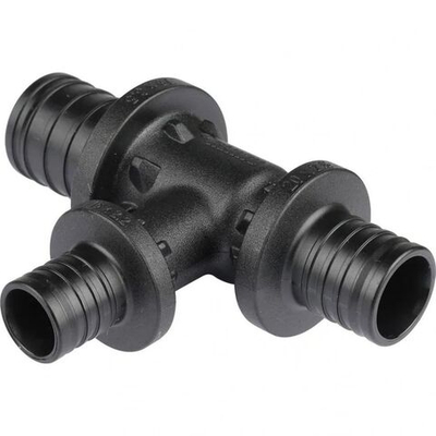 Тройник для PE-X труб аксиальный PPSU Дн 25х16х20 переходной RAUTITAN PX Rehau 11600831001