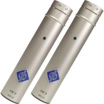 Neumann KM 185 D stereo set - конденсаторная микрофонная пара,дискретизация 44,1, 48 или 96 кГц