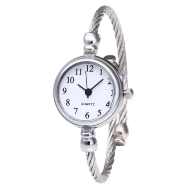 Часы-браслет кварцевые на металлическом ремешке, серебристый W0122560-08