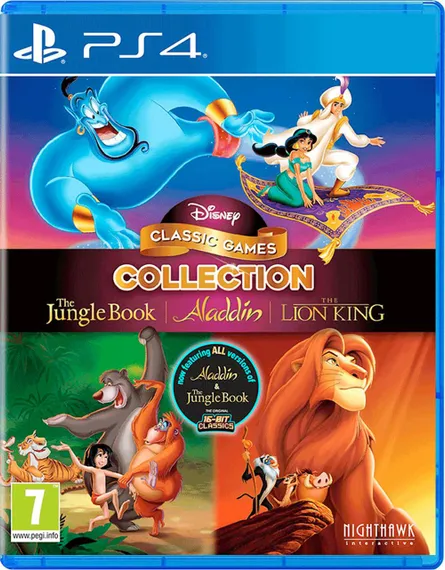 PS4 Disney Classic Games: The Jungle Book, Aladdin and The Lion King (Новый, Английская версия, CUSA-31640)