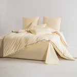 КПБ Однотонный Сатин Элитный на резинке OCER010, Евро, 4 наволочки, простынь 180*200*30