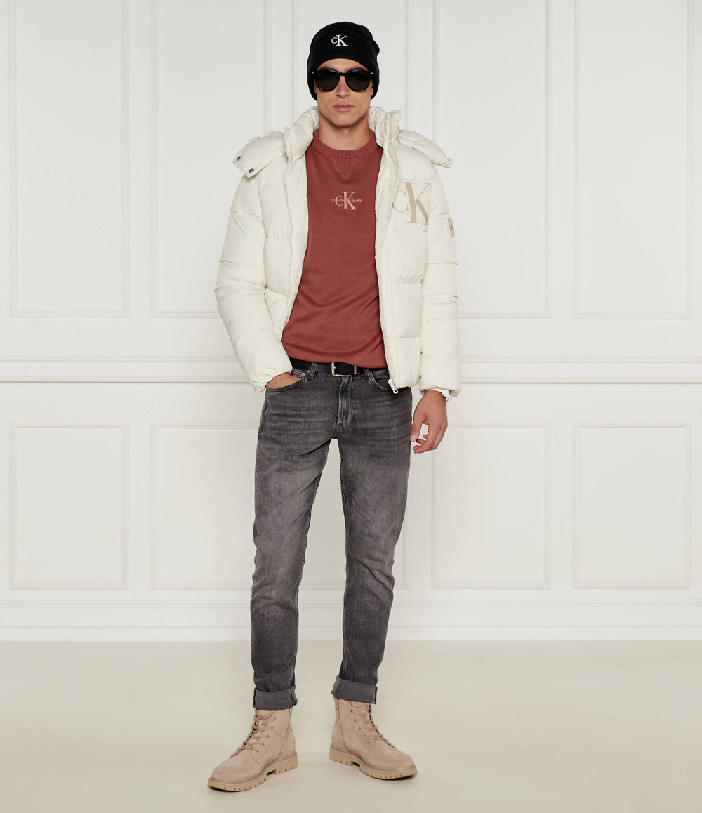 Кожаные трапперы CALVIN KLEIN JEANS - бежевый(YM0YM01070)